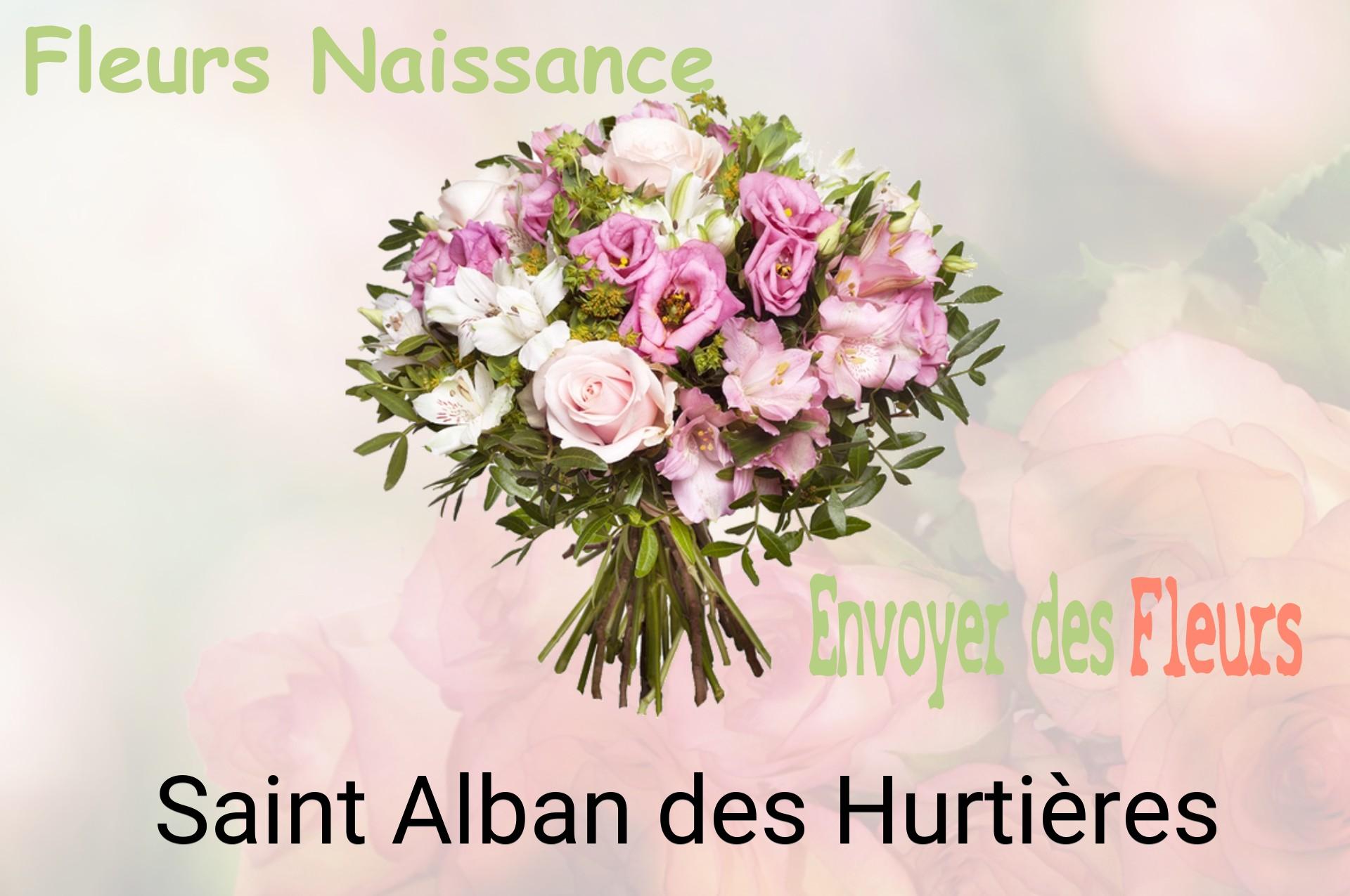 Bouquet de fleurs de naissance livré à Saint-Alban-des-Hurtières